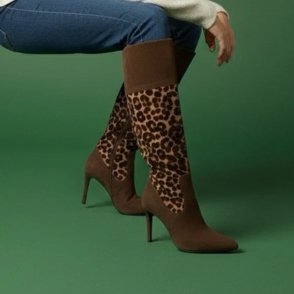 Ralph Lauren Halina Suede Knee Boots – Women’s Size 7 - Picture 3 of 8